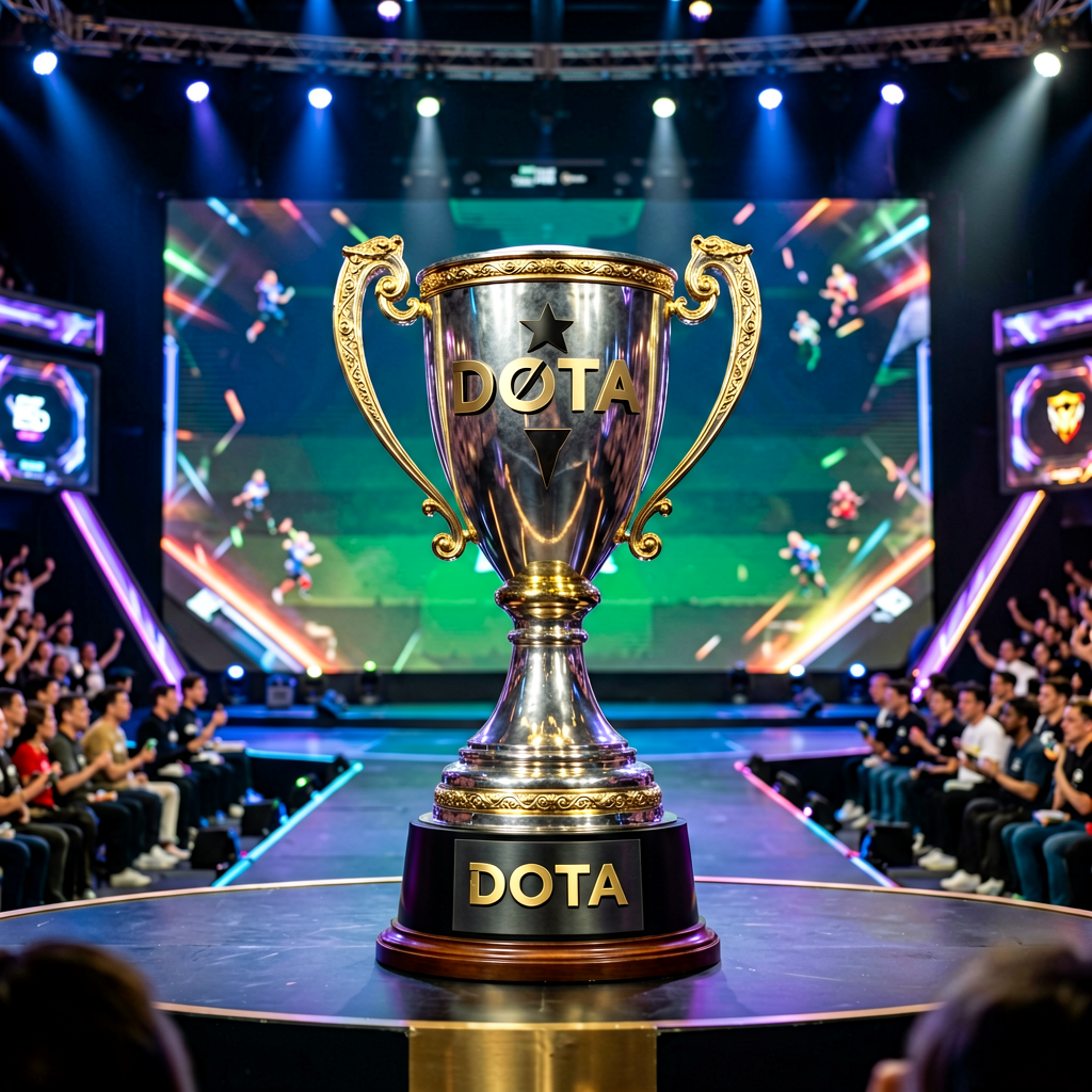 DOTA2国际邀请赛奖杯与舞台
